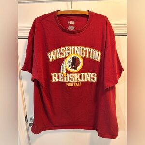 Vintage Washington Redskins NFL T-Shirt Mens 2XL Maroon Team Apparel Football